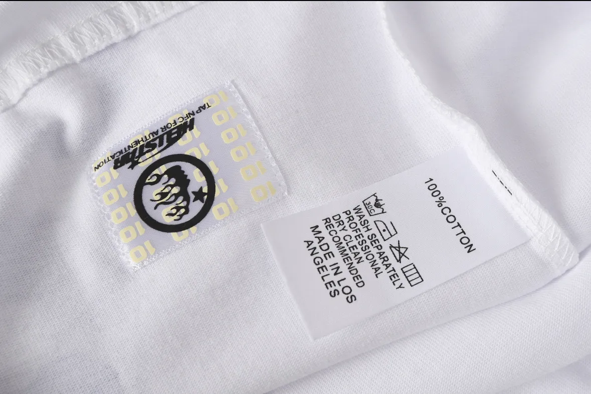 762#White ｜ P54 In Stock Hellstar 、 T （fabric):32 240 Sizes（size）：S-M- L- X L （colour）：White